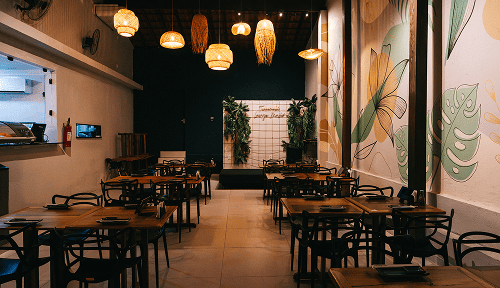 Imagem do salão do restaurante